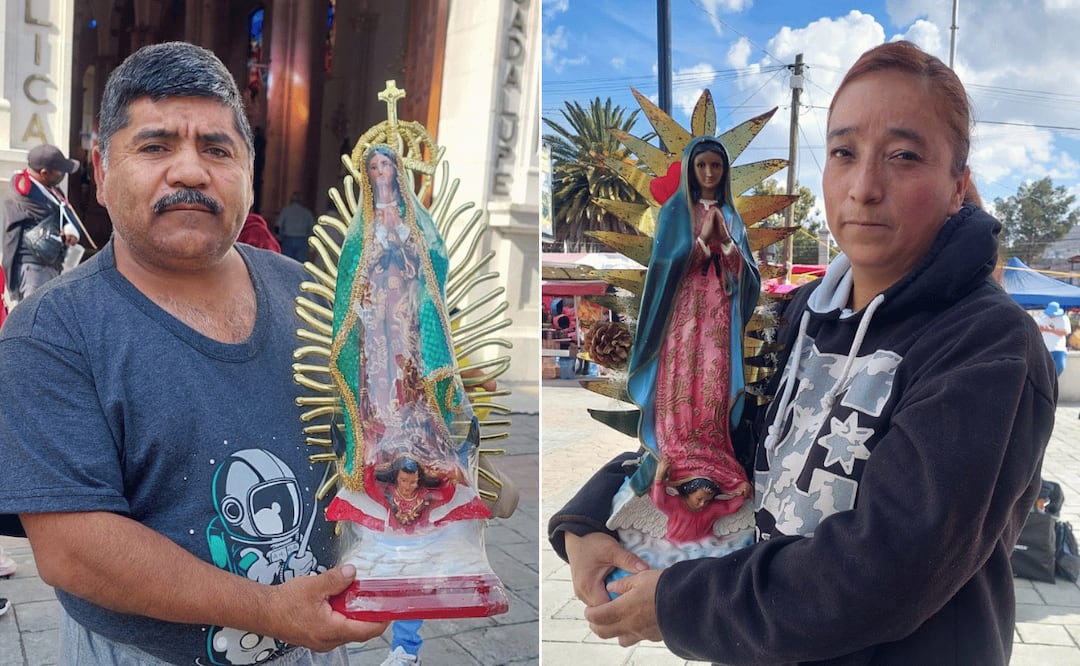 Francisco y Estela, los rostros de la devoción a la Virgen de Guadalupe en Pachuca I Foto: Lorena Rosas