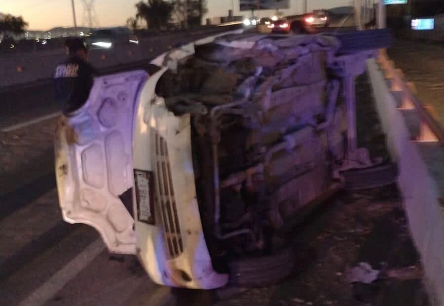 Una persona lesionada tras accidente en la Pachuca- Sahagún | Foto: Especial