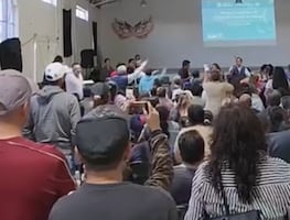 Video: Vecinos de Doxey reventan reunión informativa y rechazan parque de economía circular en Tlaxcoapan