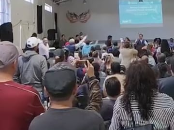 Video: Vecinos de Doxey reventan reunión informativa y rechazan parque de economía circular en Tlaxcoapan