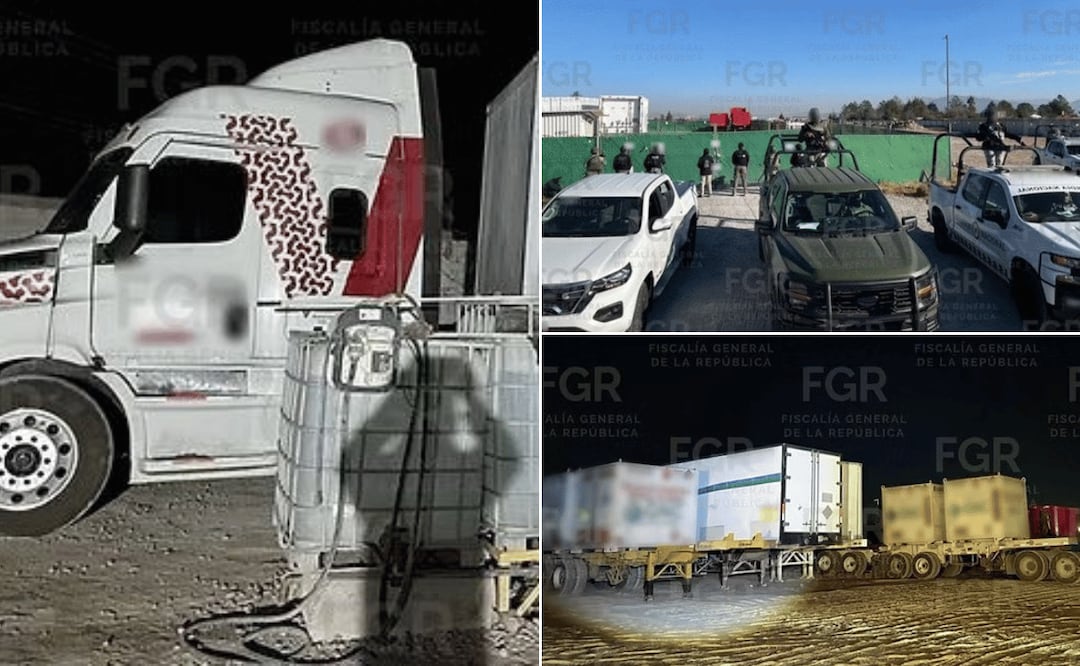 Decomisan más de 50 mil litros de combustible robado en Emiliano Zapata I. Foto: FGR