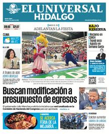 Portada El Universal Hidalgo 11/04/25