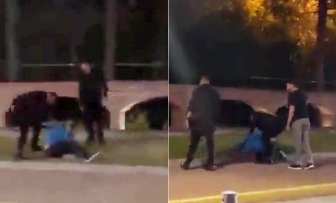 Cadeneros de bar polanquito en Cholula, Puebla, golpean a joven | Capturas de video