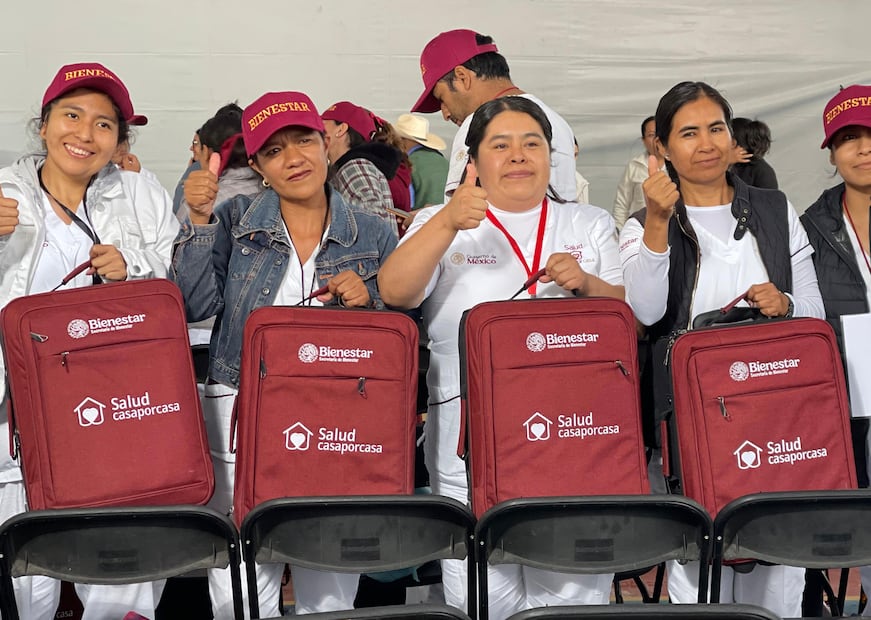 Arranca en Hidalgo el programa “Salud Casa por Casa” para adultos mayores y personas con discapacidad | Foto: Marco Carrillo
