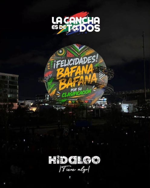 La selección de Sudáfrica concluyó su campamento base en Pachuca I Foto: Secretaría de turismo