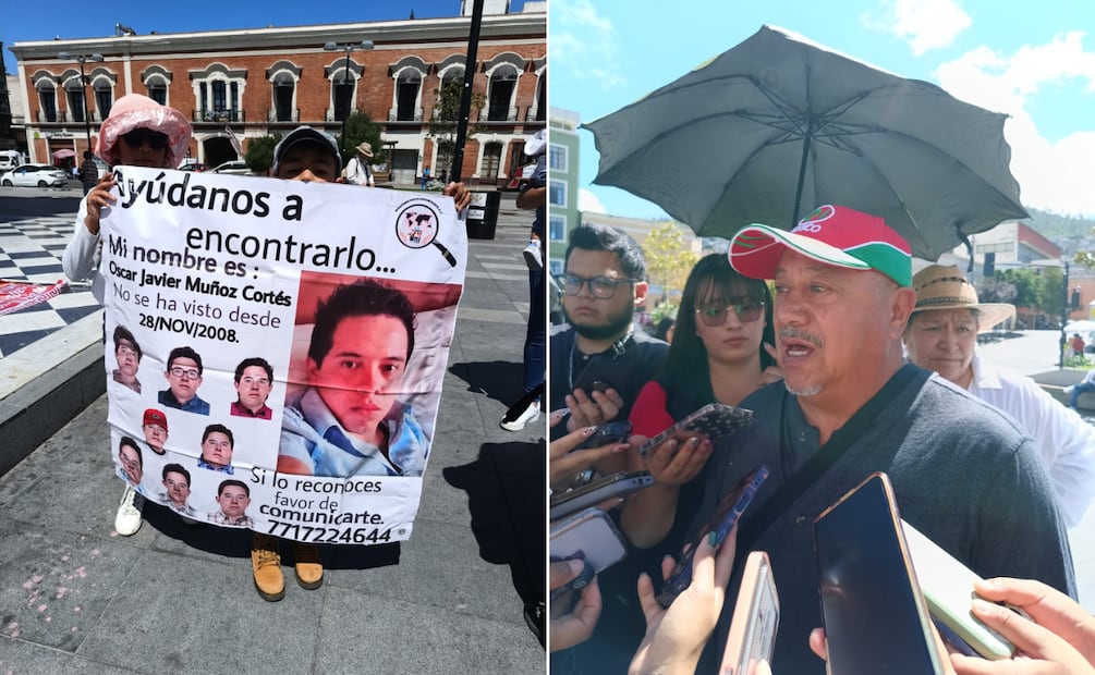 Familiares marchan en Pachuca para exigir justicia y búsqueda de desaparecidos | Fotos: Lourdes Naranjo