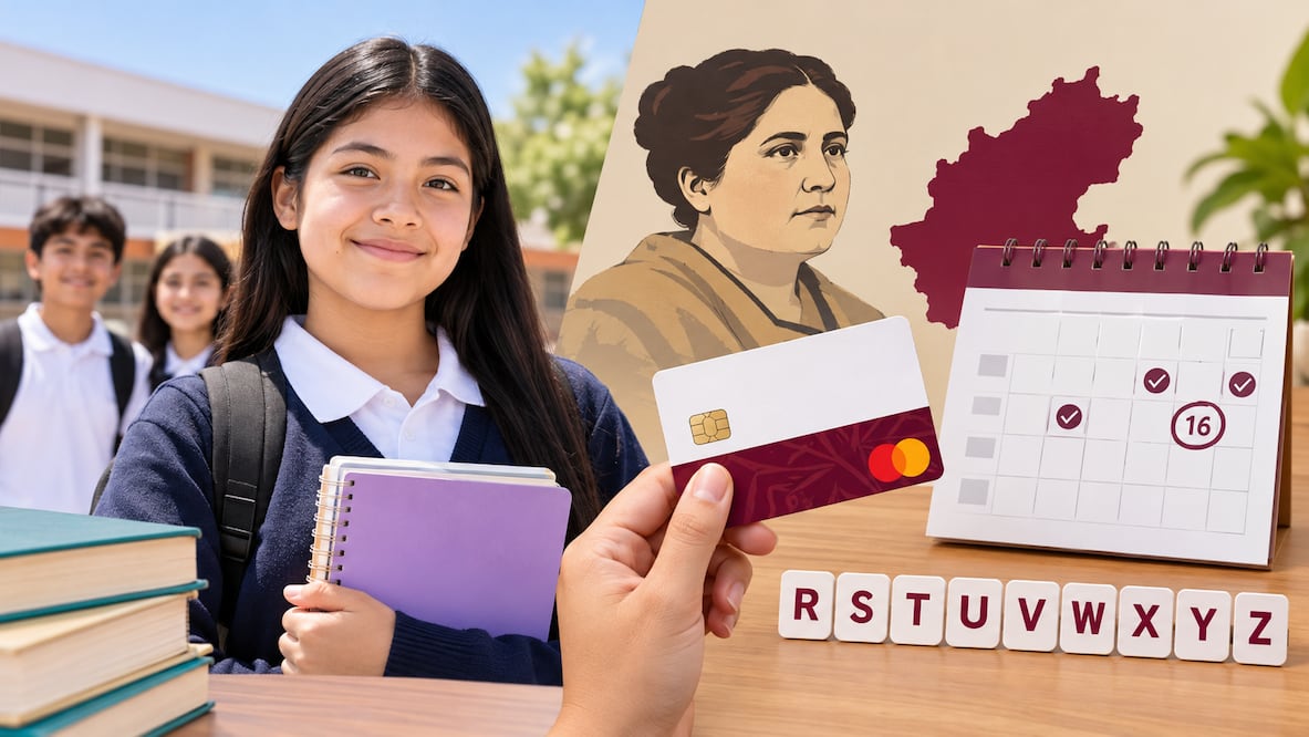 ¡Últimos días para el pago de la beca Rita Cetina en Hidalgo! Imagen generada con IA