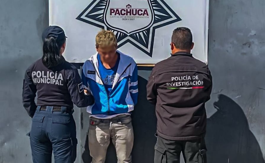 Detienen en Pachuca a colombiano con orden de aprehensión en Nuevo León