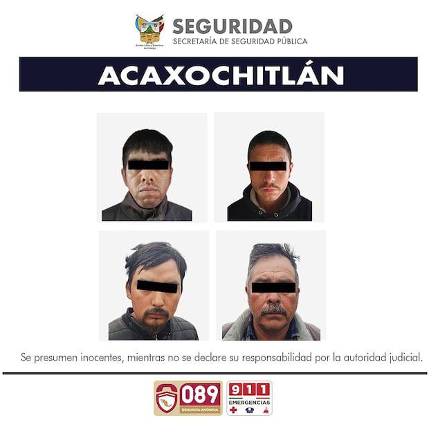 Decomisan drogas, armas y vehículos en operativo en Hidalgo | Fotos: SSPH