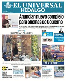 Portada El Universal Hidalgo 28/02/25