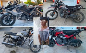 Tras la detención de un sujeto, localizan cinco motocicletas en un inmueble en Ixmiquilpan