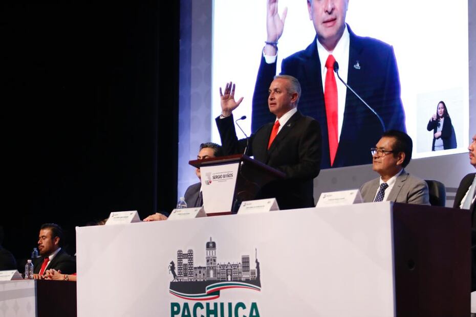 Sergio Baños, presidente municipal de Pachuca Foto: Luis Soriano
