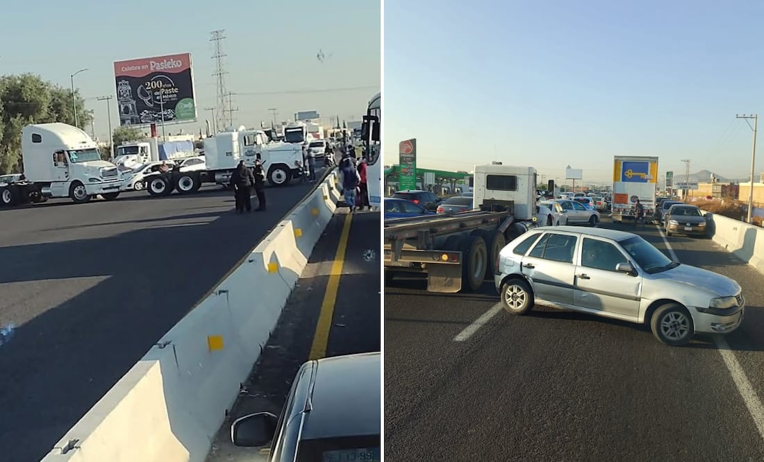 Bloqueo México-Pachuca I Foto: Especial