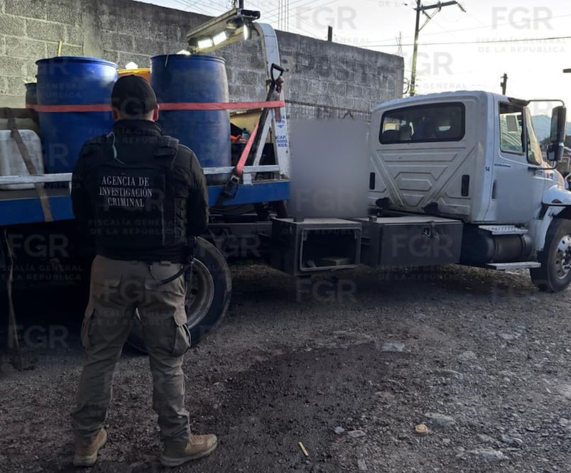El operativo contó con apoyo de autoridades federales, estatales y personal de Pemex | Foto: FGR
