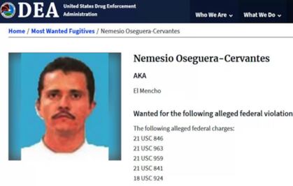 "El Mencho", cabeza del CJNG; el actual narco más importante de México, ahora en la mira de EU por terrorismo 