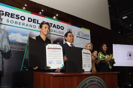 Congreso de Hidalgo y la CDHEH firman convenio de colaboración