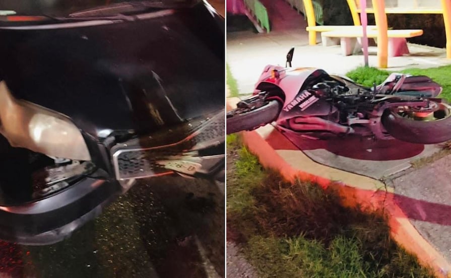 Motociclista resulta lesionado tras choque en la carretera Jorobas–Tula