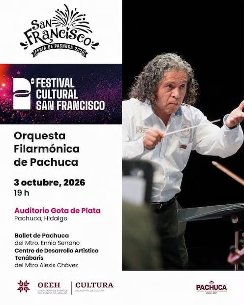 Orquesta Filarmónica de Pachuca prepara concierto con danza y música en el Gota de Plata | Cortesía: Cultura