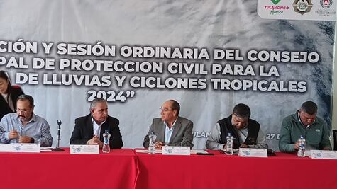 Instalan sesión permanente por lluvias y ciclones tropicales en Tulancingo