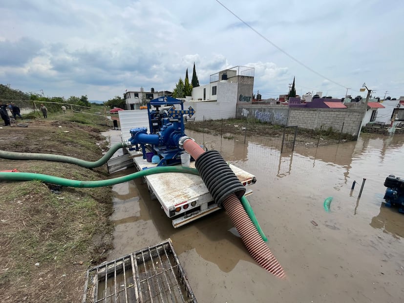 Lluvias afectan operación del acueducto Téllez y suministro de agua en Pachuca | Foto: Marco Carillo