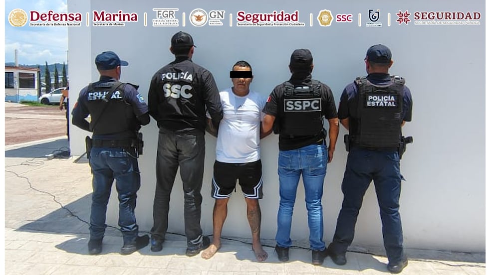 Capturan en Hidalgo a líder criminal buscado en CDMX