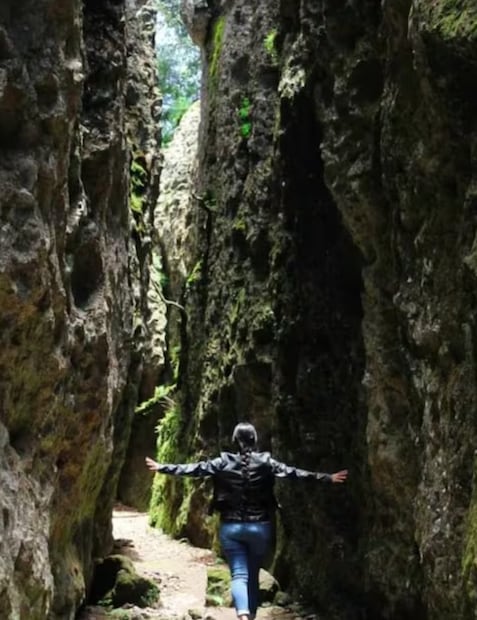 Contadero. es un laberinto natural que se ubica en Mineral del Chico en Hidalgo I Foto: Archivo El Universal