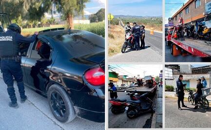 Despliegan operativos en Hidalgo para detectar vehículos irregulares  