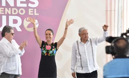AMLO y Sheinbaum hacen balance de gira por el país: "es una transición histórica", dicen