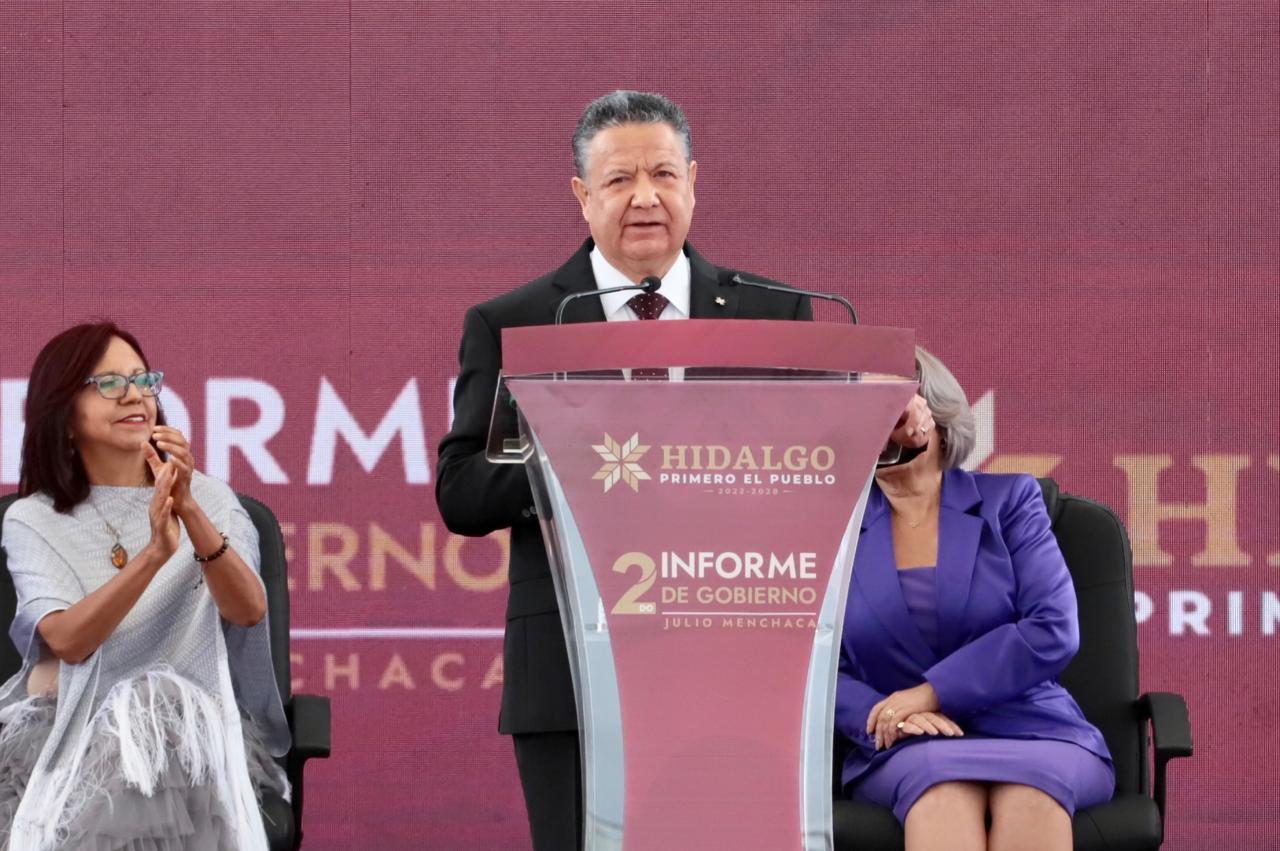 Rinde Julio Menchaca su segundo informe de gobierno | El Universal Hidalgo