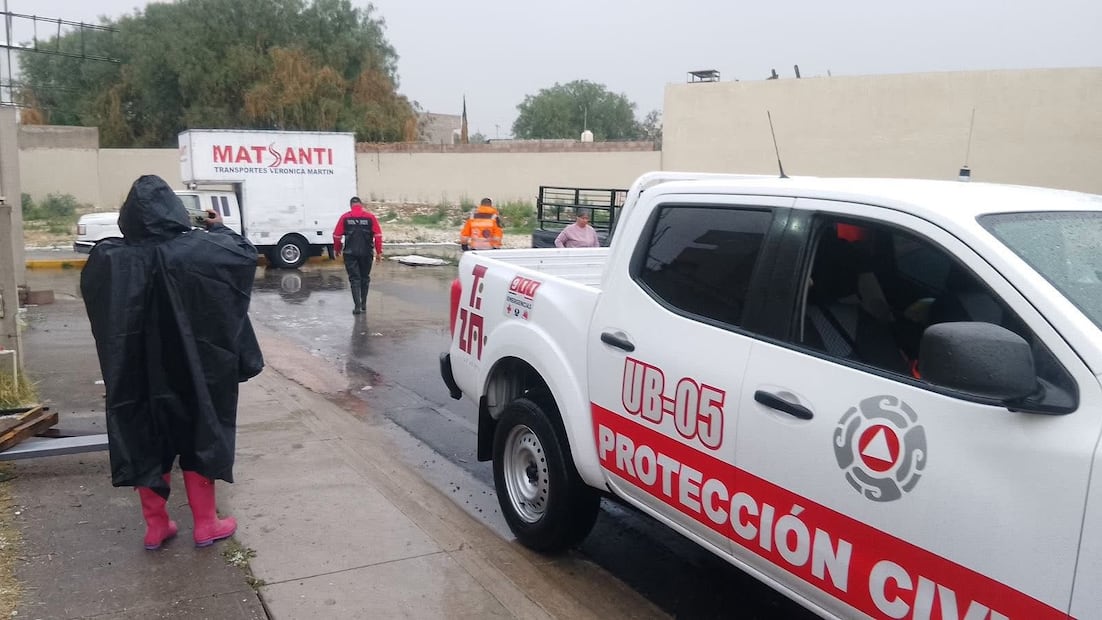Granizada y fuertes lluvias activan plan de contingencia en Tizayuca | Foto: especial