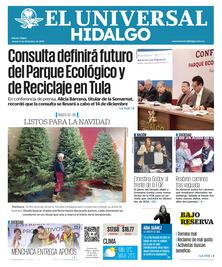 Portada El Universal Hidalgo 4/12/25