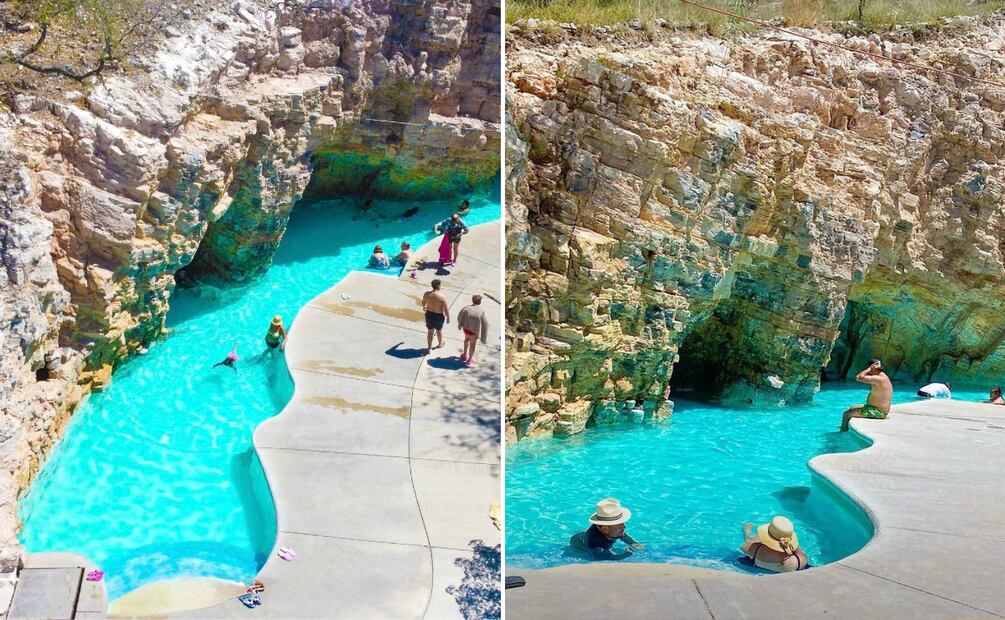 Las Cuevitas: el paraíso de aguas termales accesible en Ixmiquilpan | Facebook: Las Cuevitas