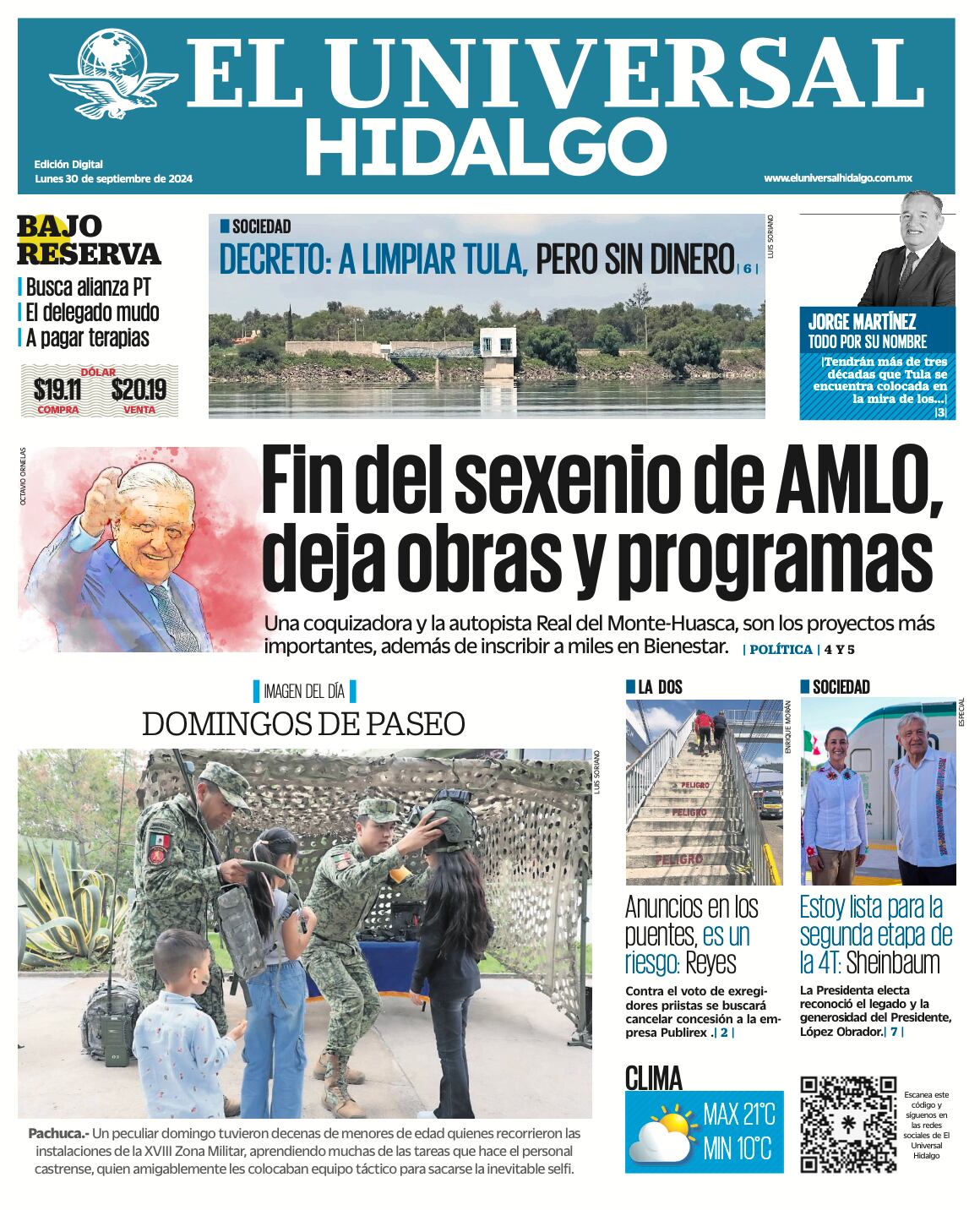 Portada El Universal Hidalgo 300934