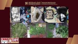 Aseguran droga, arma y detienen a cinco en Pachuca