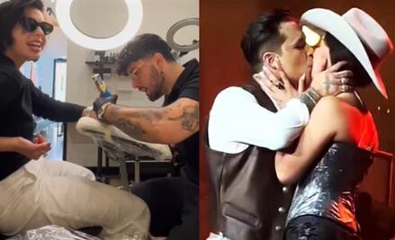 Ángela Aguilar lleva a Christian Nodal en la piel, confirman que sí se tatuó sus iniciales