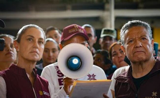 Sheinbaum y Menchaca llevan apoyo a Tianguistengo