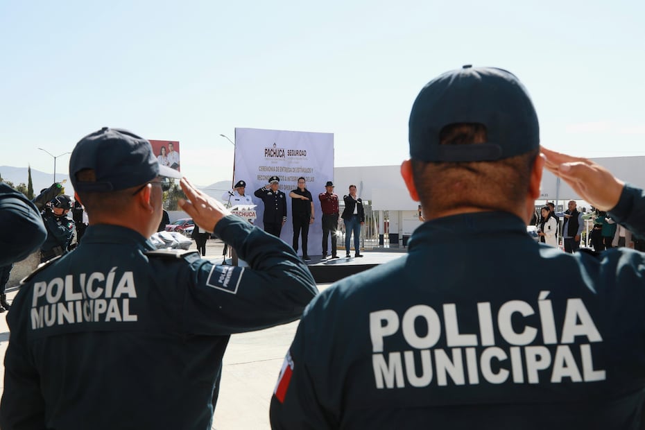 En ceremonia entrega estímulos a agentes destacados de Seguridad Pública y por su larga trayectoria I Foto: Especial