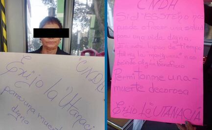 Mujer en Pachuca exige eutanasia por dolores insoportables