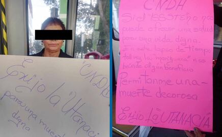 Mujer en Pachuca exige eutanasia por dolores insoportables
