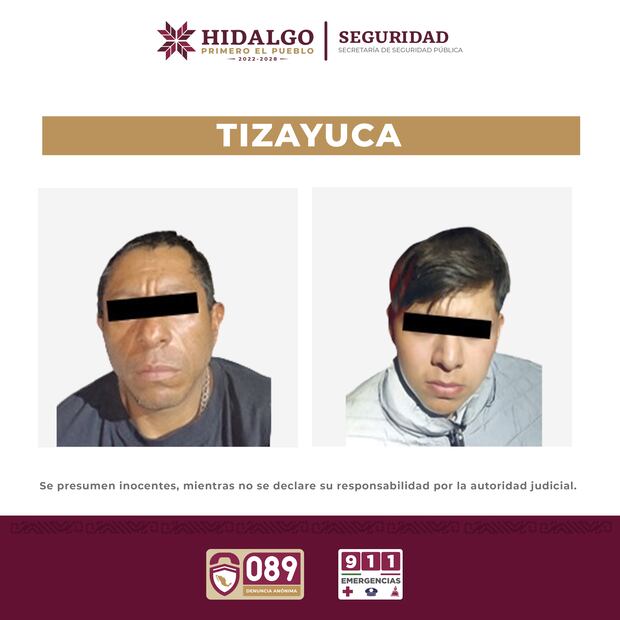 Detienen a 22 personas en operativos simultáneos en Pachuca y Tizayuca | Fotos: SSPH