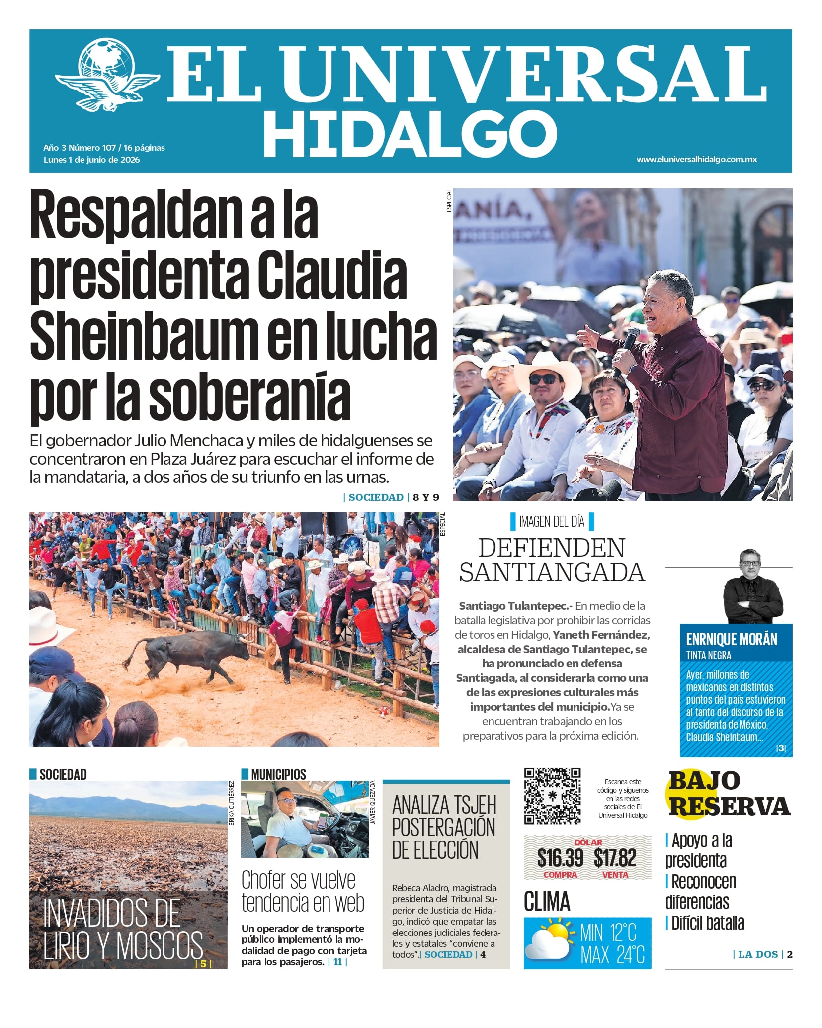 El Universal Hidalgo 01/06/26