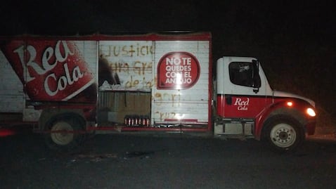 Camión de empresa refresquera arrolló a dos menores en comunidad de Atlapexco  