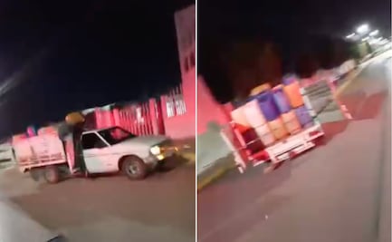 Abandonan camioneta con combustible presuntamente robado en Tlaxcoapan