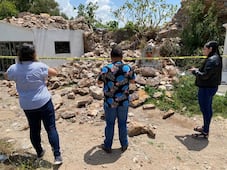 Video: Espera Pachuca dictamen del INAH para retirar escombros y reconstruir barda en panteón