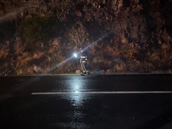 Lluvia provoca derrumbes y caos vial en Ixmiquilpan