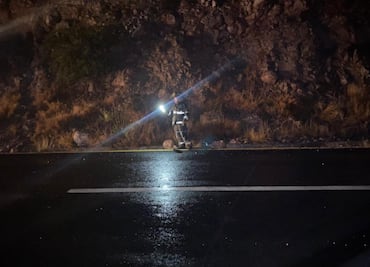 Lluvia provoca derrumbes y caos vial en Ixmiquilpan