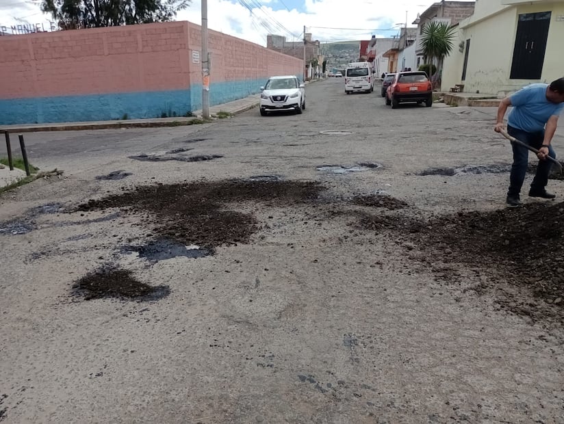 Transportistas de la ruta Metilatla bachean calles de Tulancingo  I Foto: Cortesía