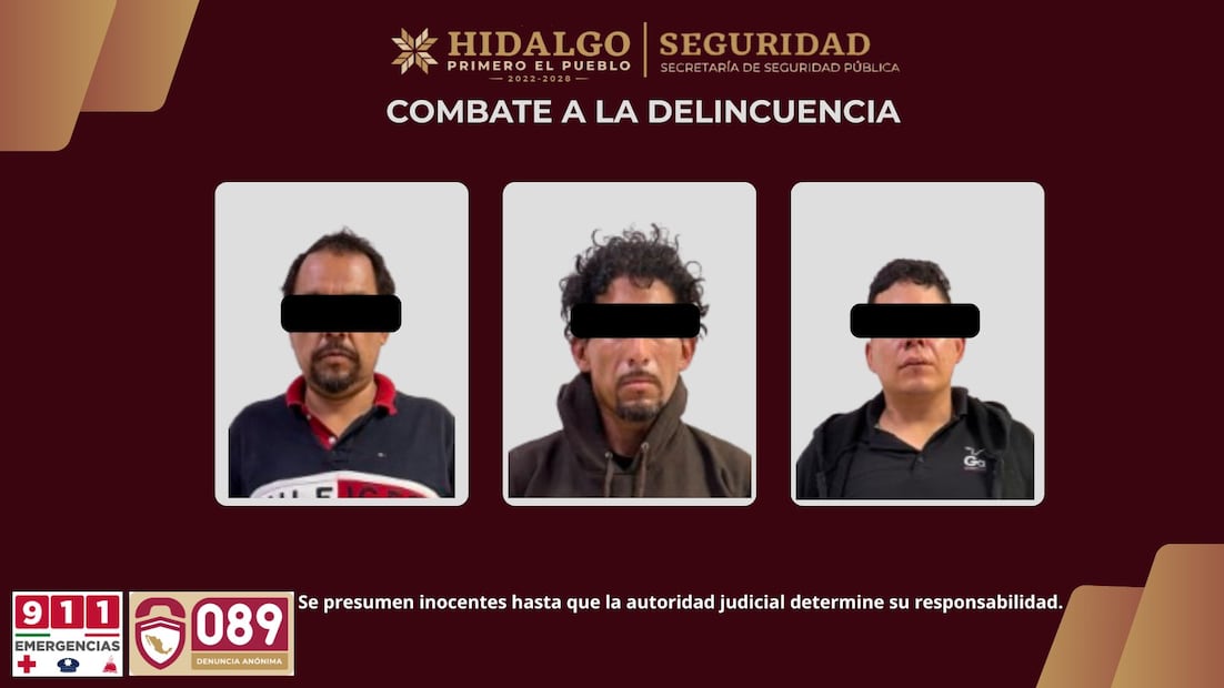 Persecución policial culmina con rescate de chofer secuestrado y recuperación de combustible robado en Hidalgo | Fotos: SSPH