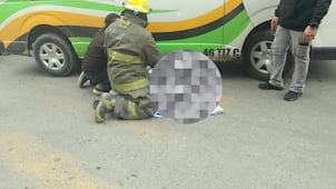 Combi sin placas atropella y lesiona a adulto mayor en Tizayuca