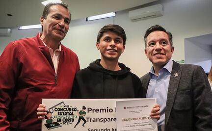 Premian a jóvenes ganadores del Concurso Transparencia en Corto